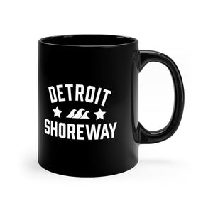 Detroit Shoreway | Black Coffee Mug, 11oz