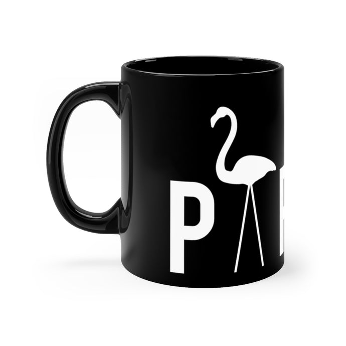 PARMA Flamingo - Black mug 11oz