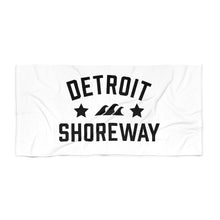 Load image into Gallery viewer, Detroit Shoreway | Beach Towel - White