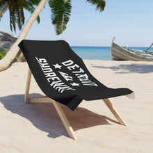 Load image into Gallery viewer, Detroit Shoreway | Beach Towel - Black