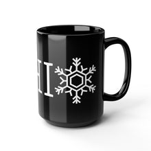 Load image into Gallery viewer, OHIO Winter Snowflake - 15oz Black Mug
