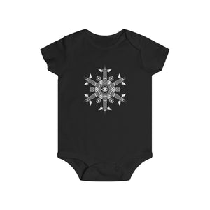 CHI FOR THE WINTER Snowflake Infant Rip Snap Tee