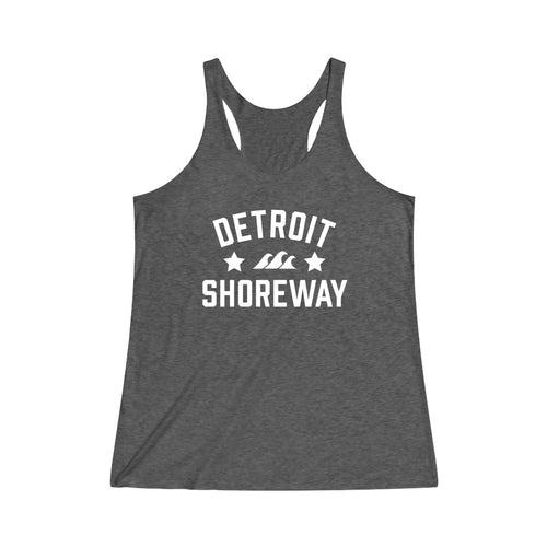 Detroit Shoreway | Women's Tri-Blend Racerback Tank