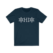 Load image into Gallery viewer, OHIO Snowflake Jersey Short Sleeve Tee (Unisex)