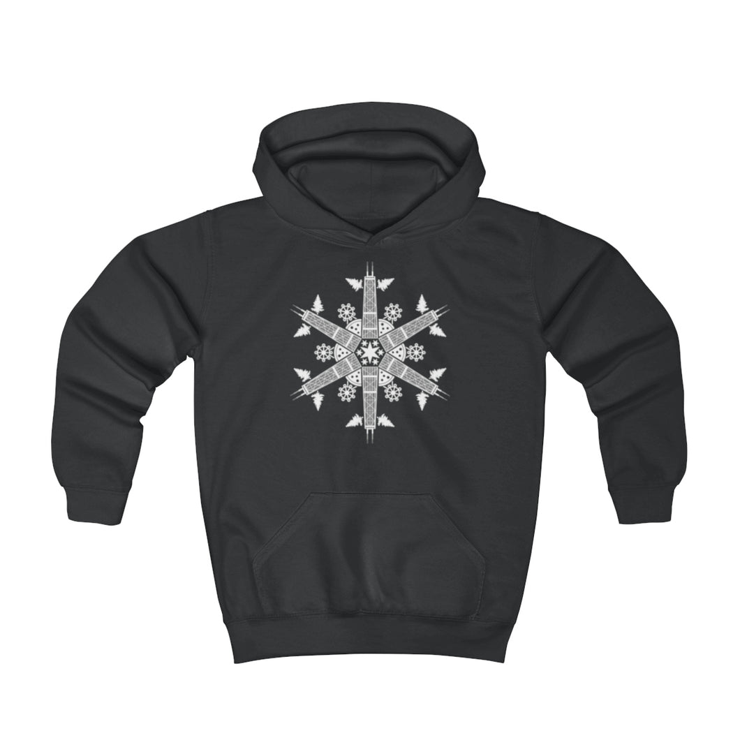 CHI FOR THE WINTER Snowflake Youth Hoodie
