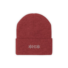 Load image into Gallery viewer, OHIO Snowflake Knit Beanie