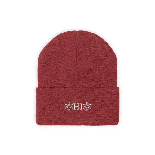OHIO Snowflake Knit Beanie