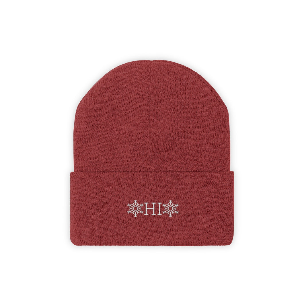 OHIO Snowflake Knit Beanie