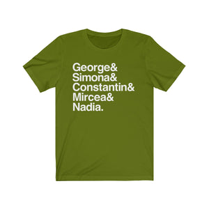 Famous Romanians Helvetica Tee (Unisex)