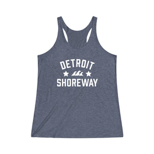 Detroit Shoreway | Women's Tri-Blend Racerback Tank