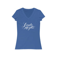 Load image into Gallery viewer, Lincoln Heights | Women&#39;s Jersey Short Sleeve V-Neck Tee