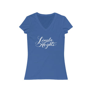 Lincoln Heights | Women's Jersey Short Sleeve V-Neck Tee