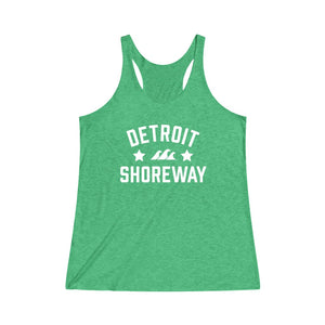 Detroit Shoreway | Women's Tri-Blend Racerback Tank