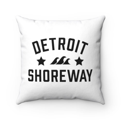 Detroit Shoreway | Spun Polyester Square Pillow