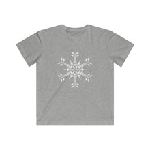 Load image into Gallery viewer, CLE FOR THE WINTER Snowflake Kids Fine Jersey Tee