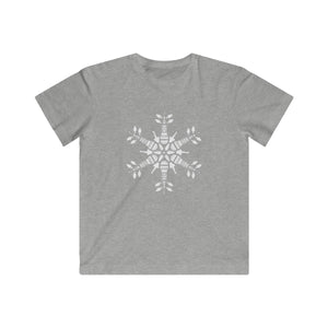 CLE FOR THE WINTER Snowflake Kids Fine Jersey Tee