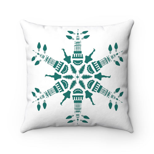 CLE FOR THE WINTER Snowflake Pillow