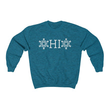 Load image into Gallery viewer, OHIO Snowflake Heavy Blend™ Crewneck Sweatshirt (Unisex)