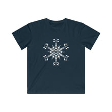 Load image into Gallery viewer, CLE FOR THE WINTER Snowflake Kids Fine Jersey Tee