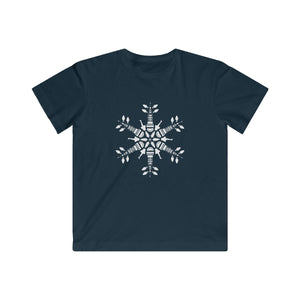 CLE FOR THE WINTER Snowflake Kids Fine Jersey Tee