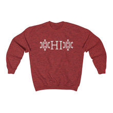 Load image into Gallery viewer, OHIO Snowflake Heavy Blend™ Crewneck Sweatshirt (Unisex)