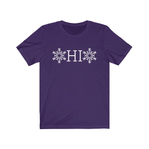 OHIO Snowflake Jersey Short Sleeve Tee (Unisex)