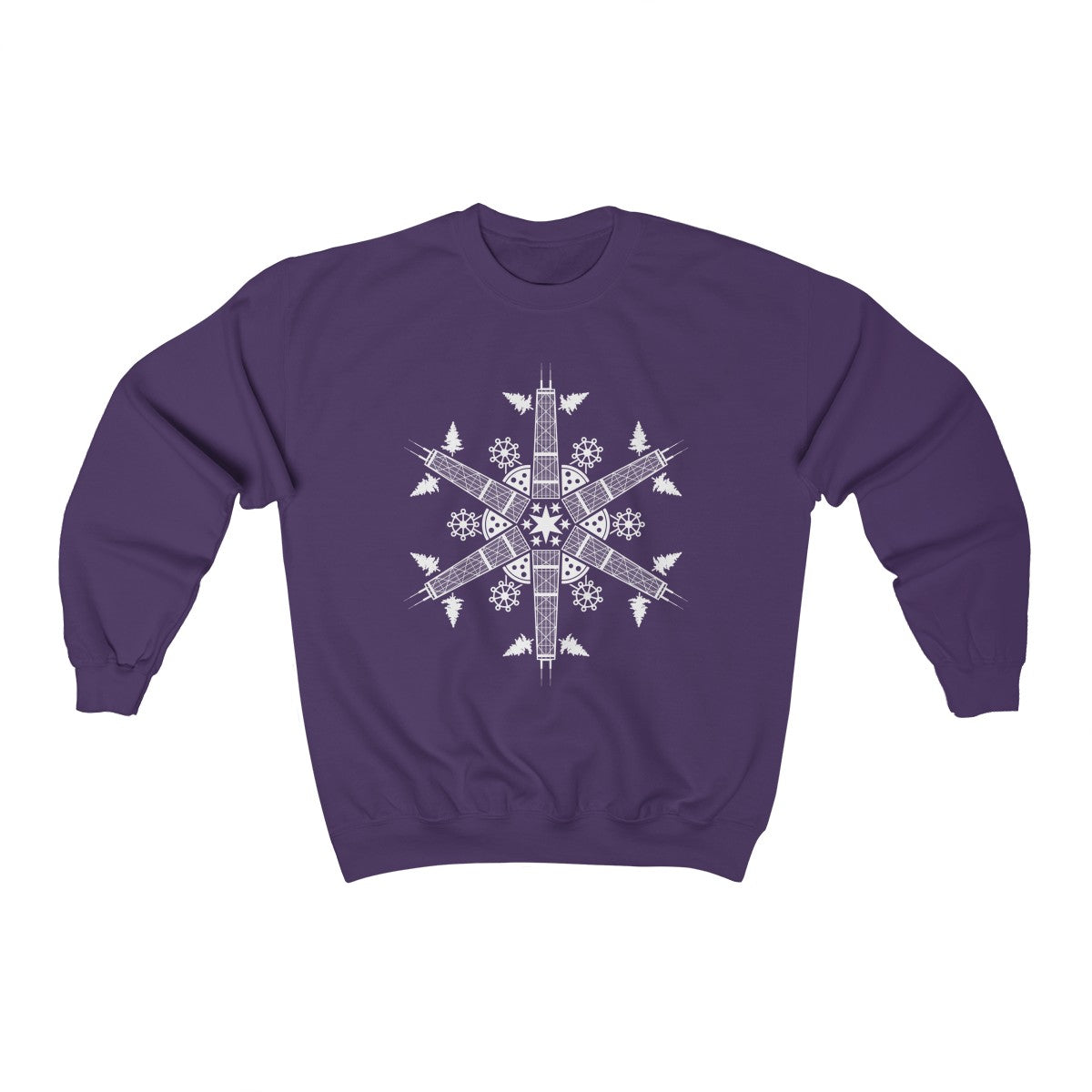 CHI FOR THE WINTER Snowflake Sweatshirt – seventh hill