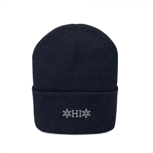 OHIO Snowflake Knit Beanie