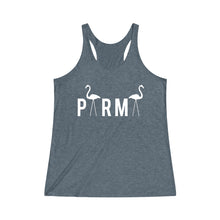 Load image into Gallery viewer, PARMA Flamingo - Women&#39;s Tri-Blend Racerback Tank