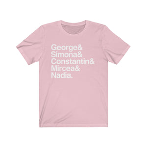 Famous Romanians Helvetica Tee (Unisex)
