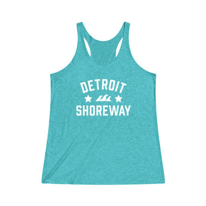 Detroit Shoreway | Women's Tri-Blend Racerback Tank