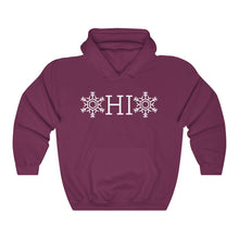 Load image into Gallery viewer, OHIO Snowflake Heavy Blend™ Hooded Sweatshirt (Unisex)