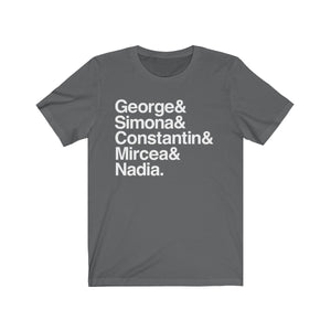 Famous Romanians Helvetica Tee (Unisex)