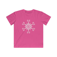 Load image into Gallery viewer, CLE FOR THE WINTER Snowflake Kids Fine Jersey Tee