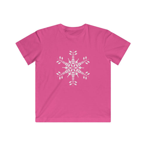 CLE FOR THE WINTER Snowflake Kids Fine Jersey Tee