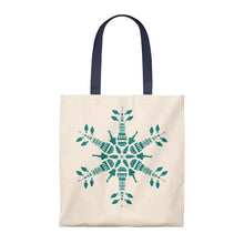 Load image into Gallery viewer, CLE FOR THE WINTER Snowflake Tote Bag - Vintage