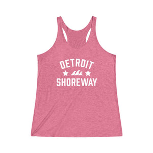 Detroit Shoreway | Women's Tri-Blend Racerback Tank