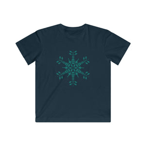 CLE FOR THE WINTER Snowflake Kids Fine Jersey Tee