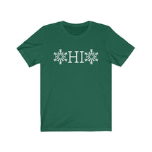 Load image into Gallery viewer, OHIO Snowflake Jersey Short Sleeve Tee (Unisex)