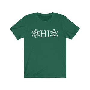 OHIO Snowflake Jersey Short Sleeve Tee (Unisex)