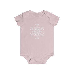 CHI FOR THE WINTER Snowflake Infant Rip Snap Tee