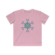 Load image into Gallery viewer, CLE FOR THE WINTER Snowflake Kids Fine Jersey Tee