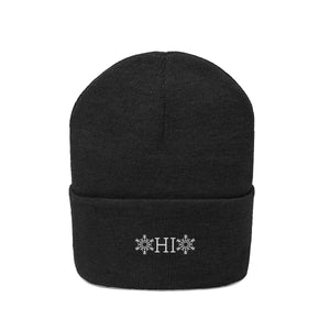 OHIO Snowflake Knit Beanie