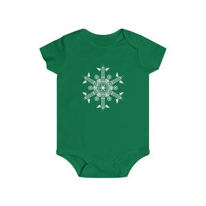 CHI FOR THE WINTER Snowflake Infant Rip Snap Tee