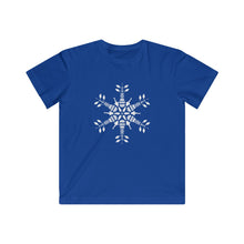 Load image into Gallery viewer, CLE FOR THE WINTER Snowflake Kids Fine Jersey Tee