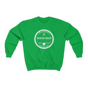 Winter Biker | Unisex Heavy Blend™ Crewneck Sweatshirt