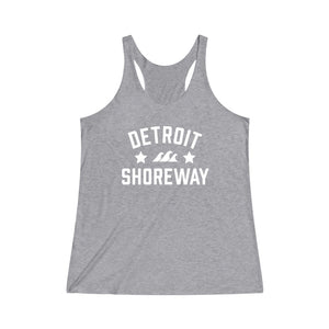 Detroit Shoreway | Women's Tri-Blend Racerback Tank