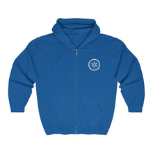 Load image into Gallery viewer, Winter Biker | Unisex Heavy Blend™ Full Zip Hooded Sweatshirt