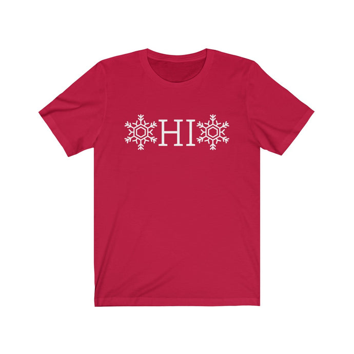 OHIO Snowflake Jersey Short Sleeve Tee (Unisex)