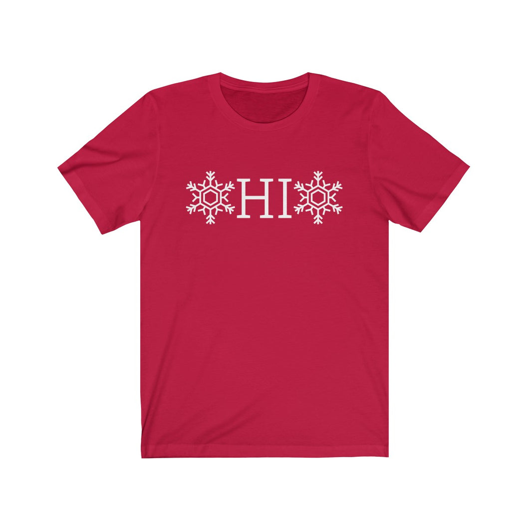 OHIO Snowflake Jersey Short Sleeve Tee (Unisex)